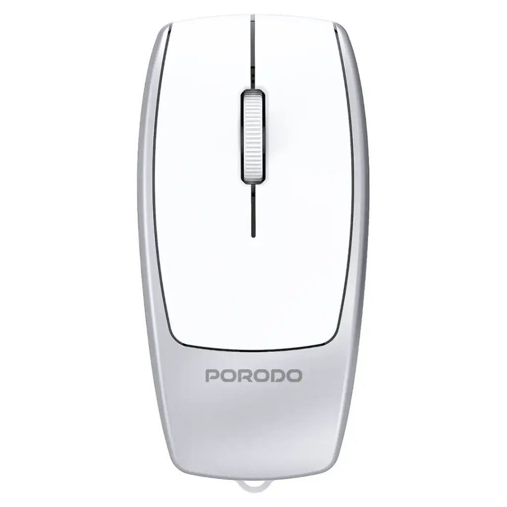 Porodo 1600DPI Wireless Mouse with Card Reader