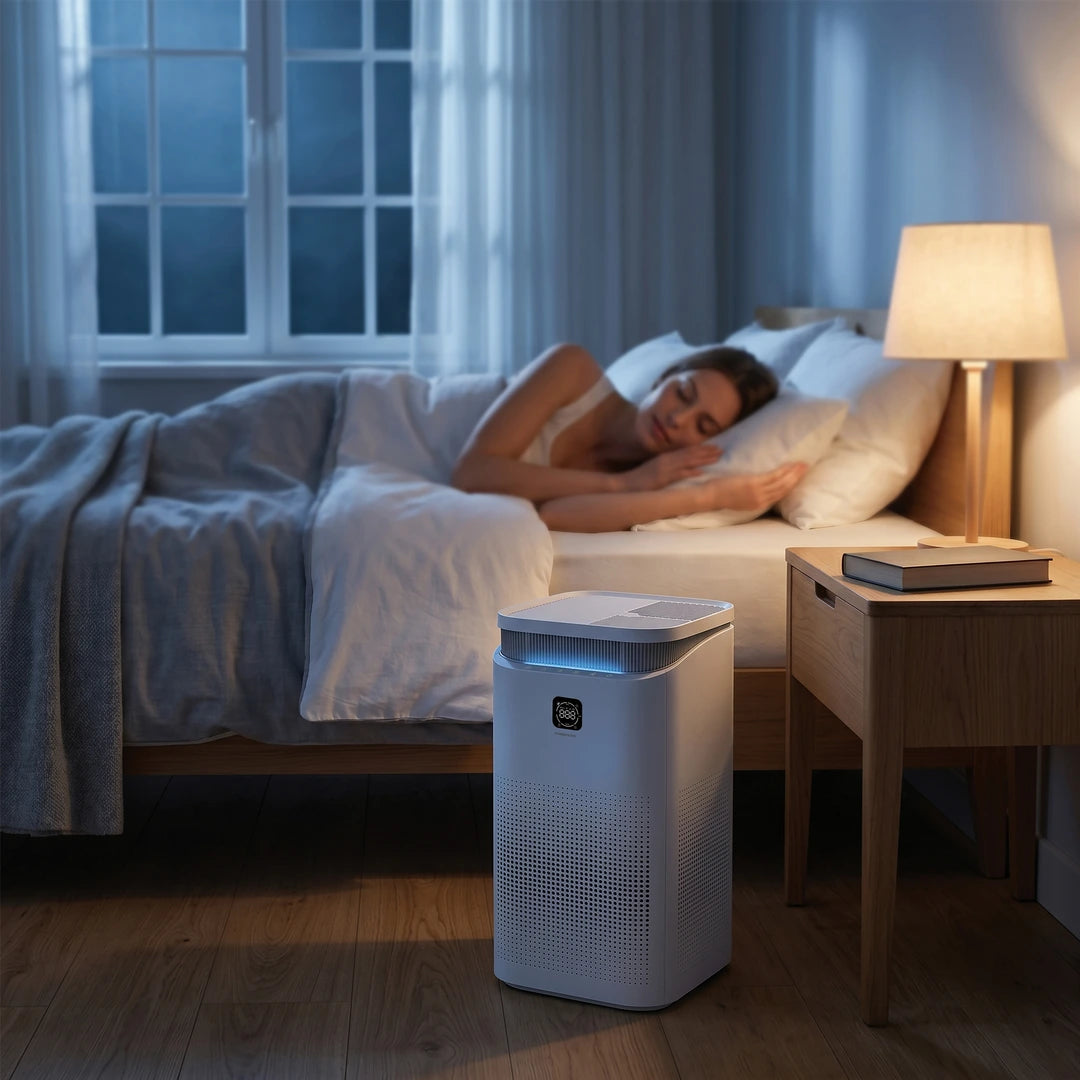 Powerology Mira Elite Smart Air Purifier with PM2.5 Sensor - White