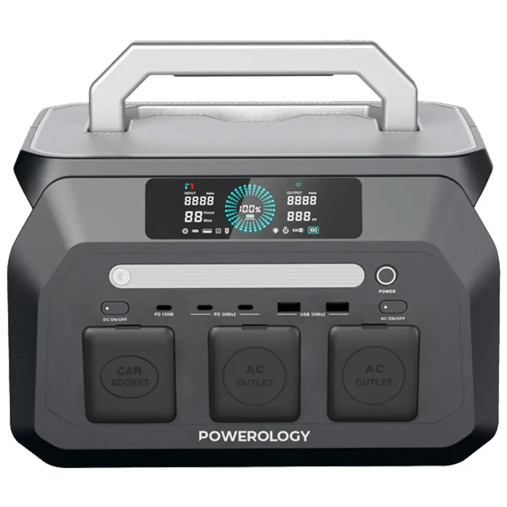 Powerology Dynamic800 Portable Power Station 800W - Black