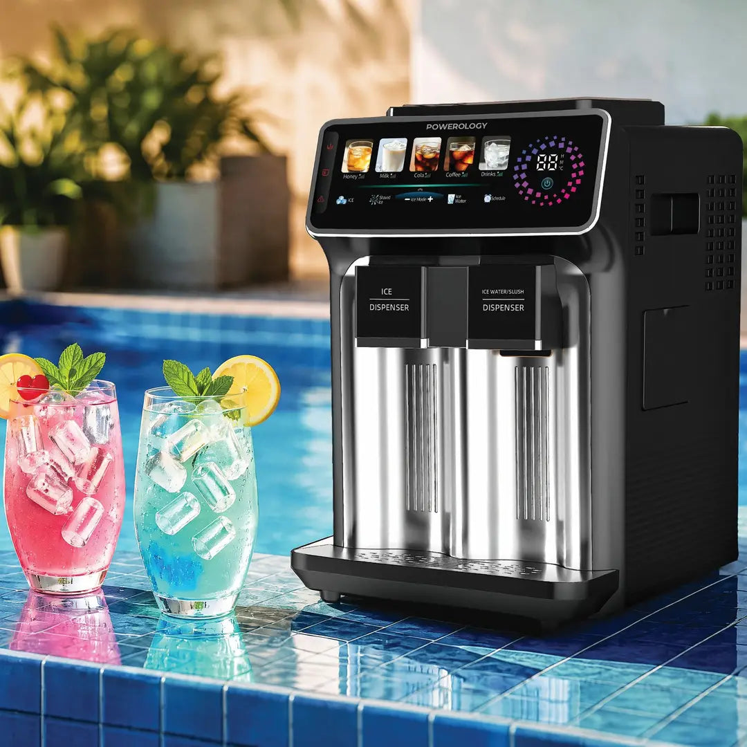 Powerology Everest Ice & Chilled Water Dispenser - Black