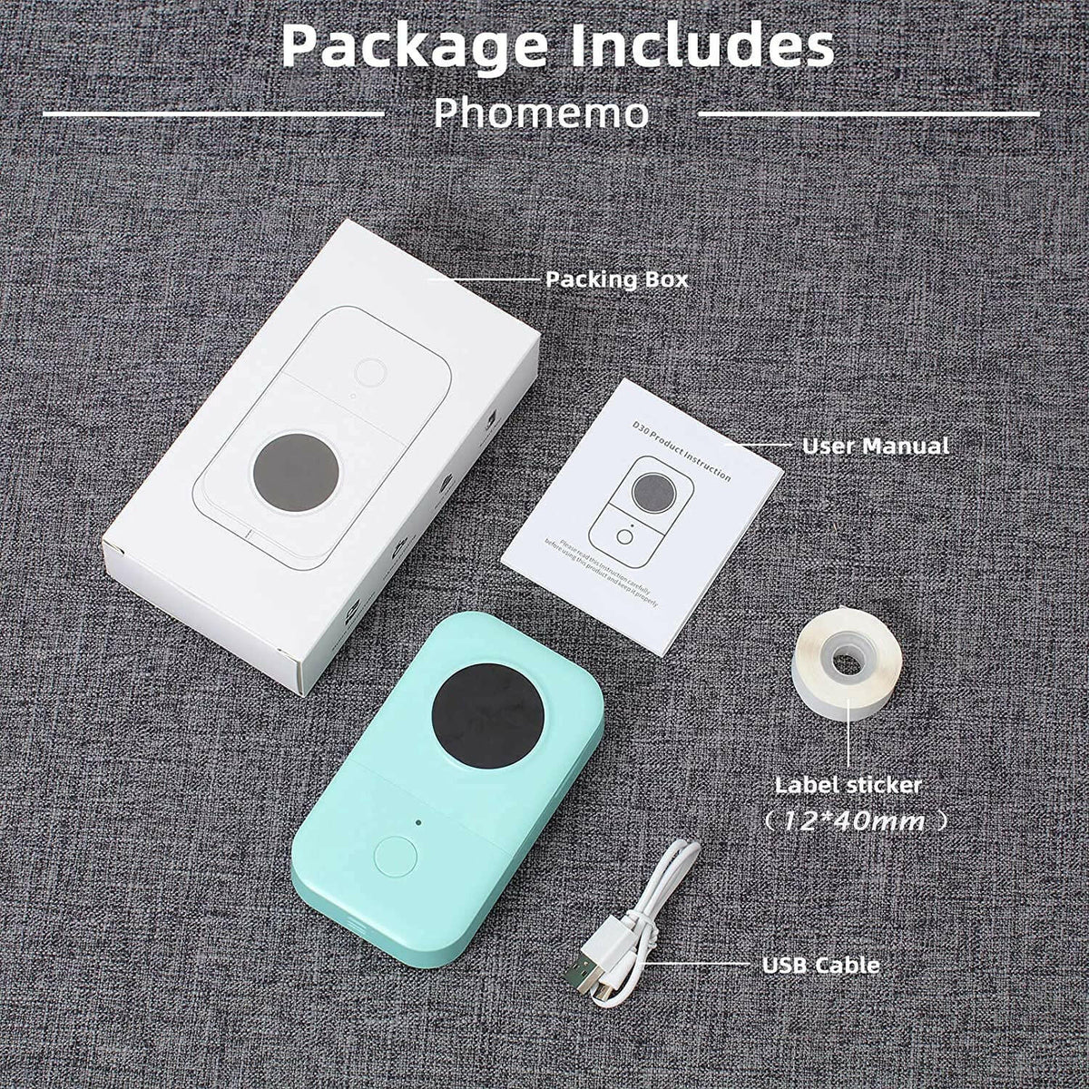 D30 Bluetooth Label Printer Machine - Phonology