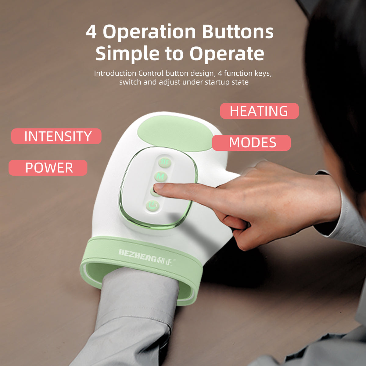 Vyvylabs Hand Massager HZ-M1 - Green