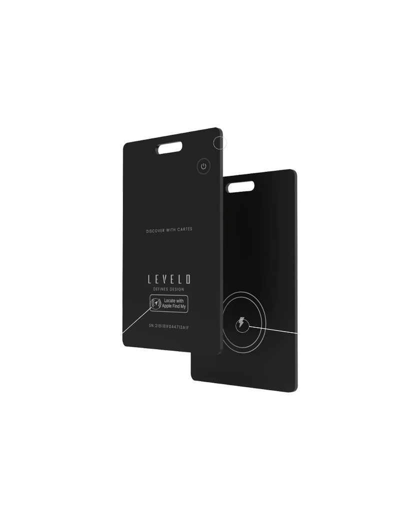 Levelo Cartes FindMy Card Tracker - Black