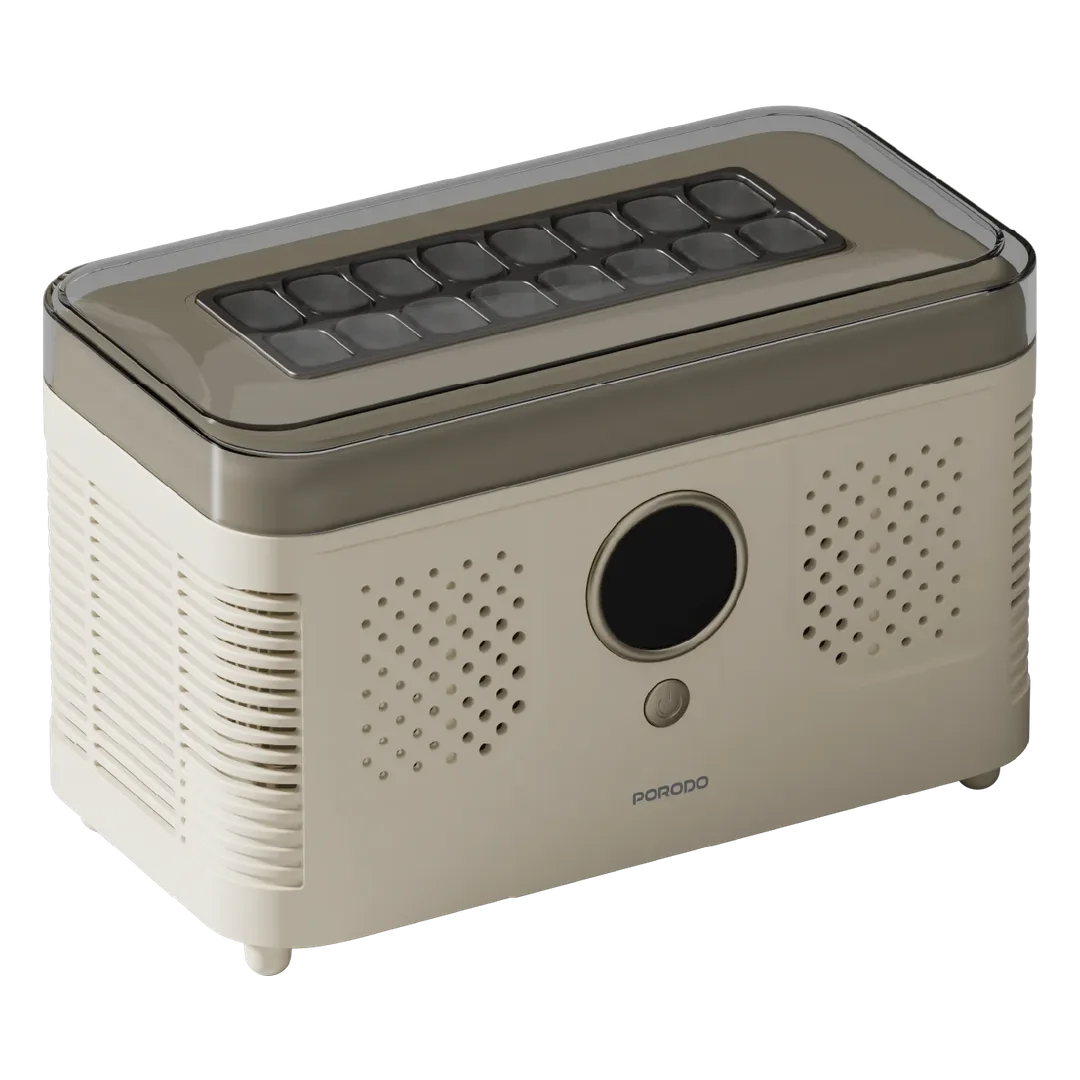 Porodo Lifestyle Frostiq Portable Ice Cube Maker - Beige