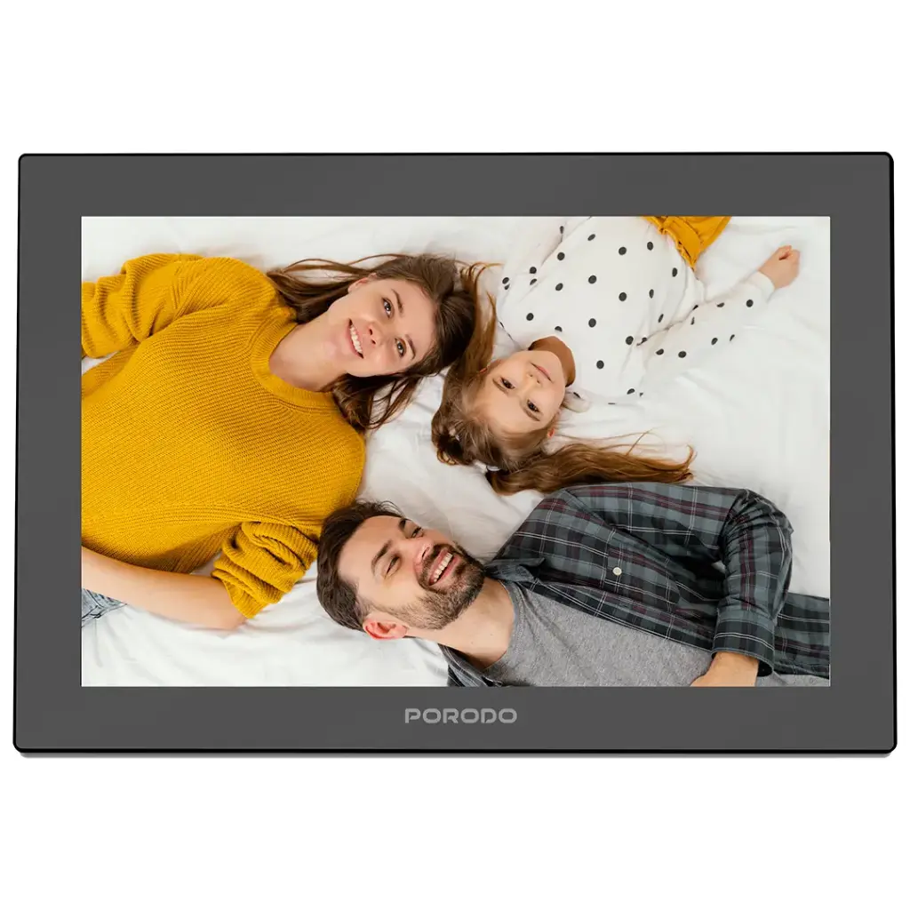 Porodo Pixelle 10.1" Smart Frame with Mirror Glass Technology - Black