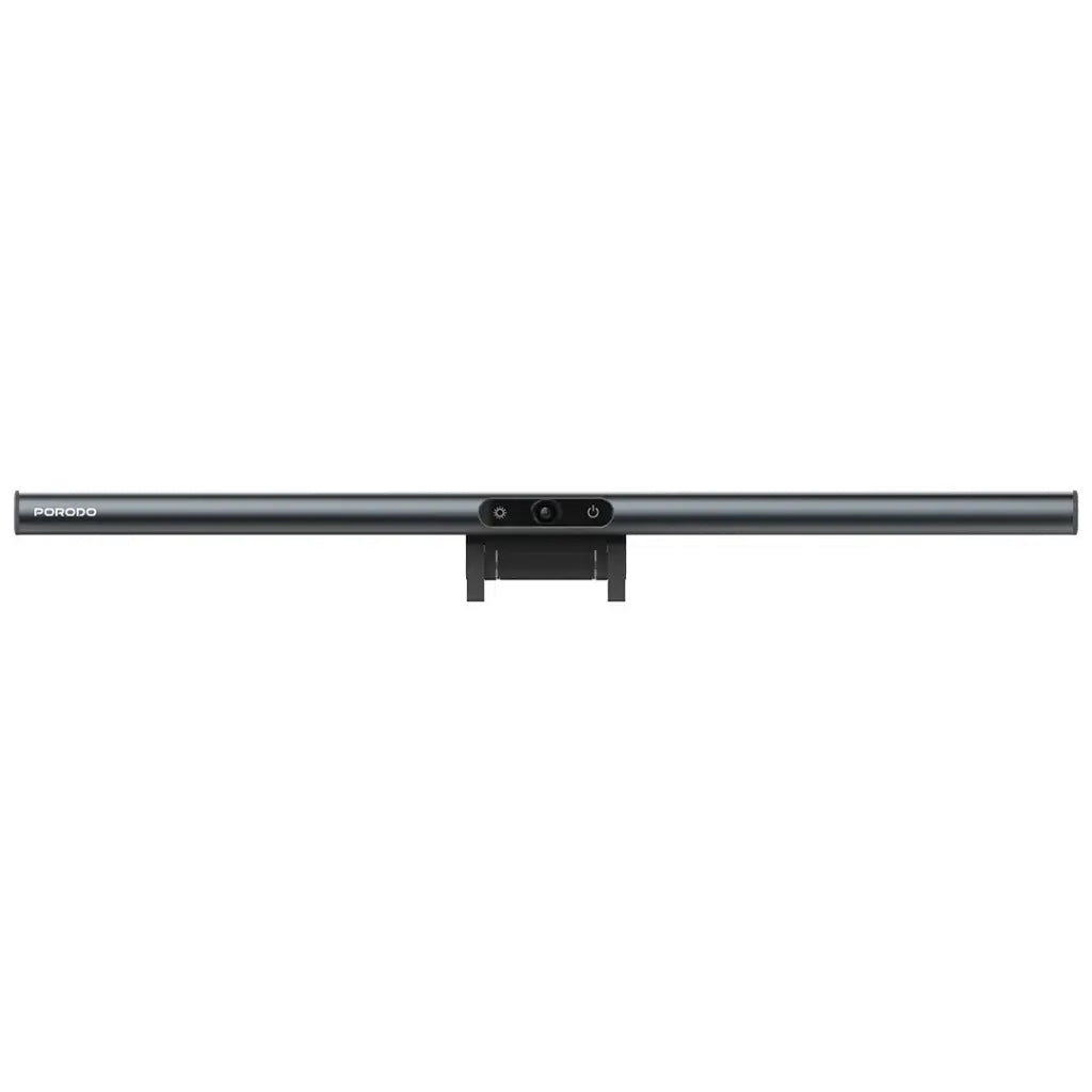 Porodo LumaView Full HD Webcam & Desk Light with Eye-Care LED Technology - Gray