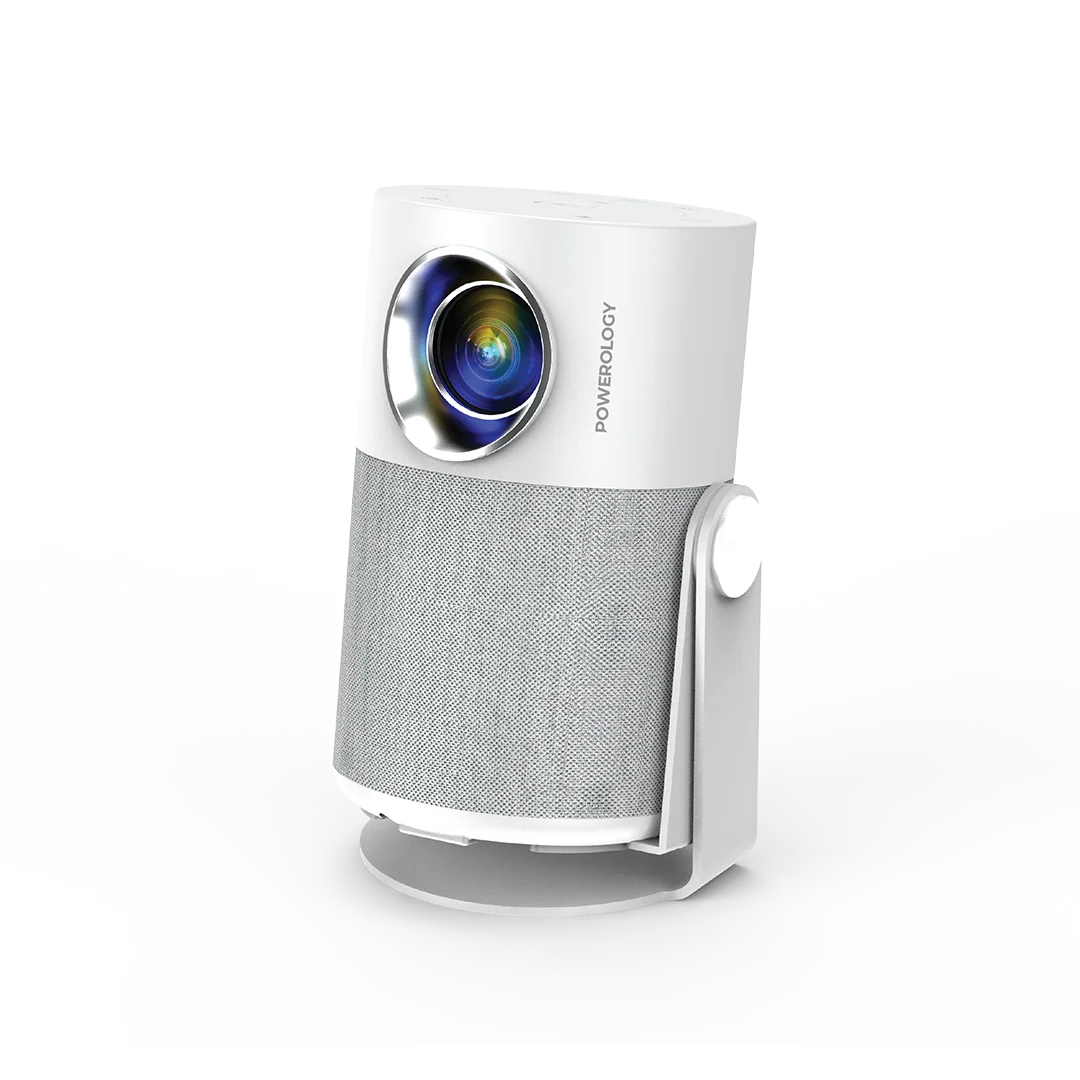 Powerology Elyra Portable Smart Projector - White
