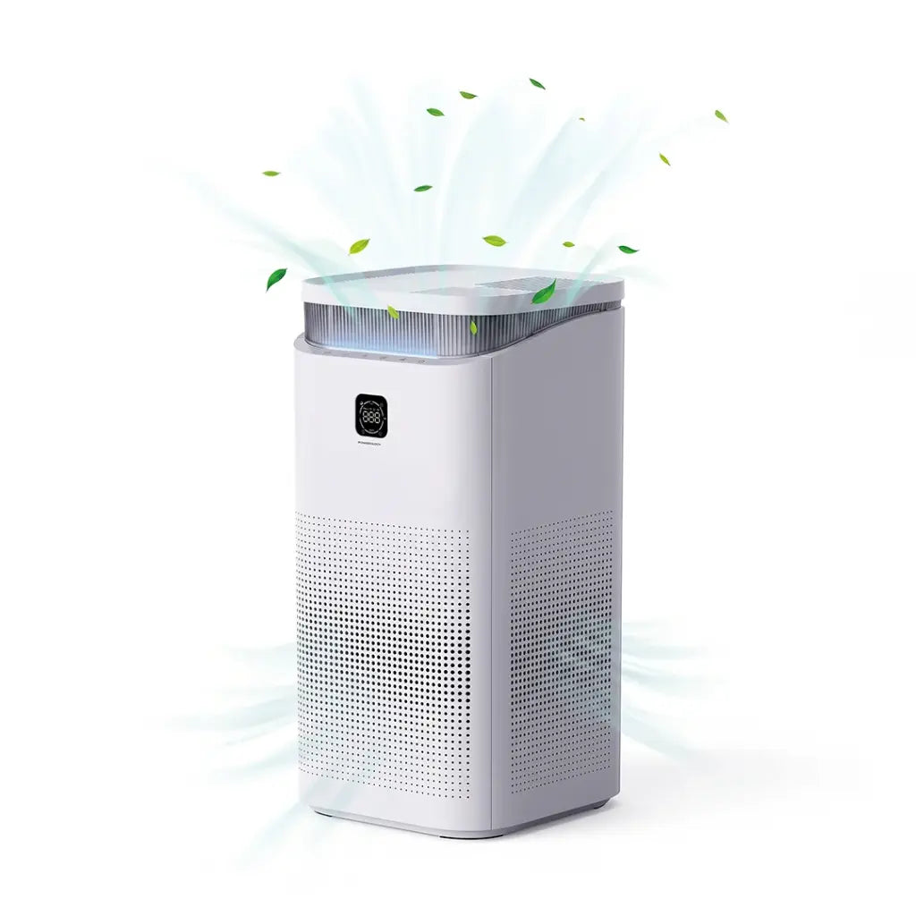 Powerology Mira Elite Smart Air Purifier with PM2.5 Sensor - White