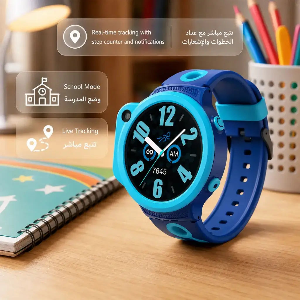 Porodo Tinzo Kids 4G Smart Watch Phone with GPS & Video Calling